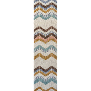 Elin Chevron High-Low Runner Rug