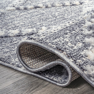 Sofie Moroccan Trellis High-Low Runner Rug