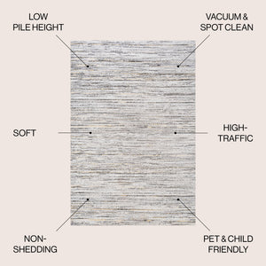 Loom Simple Modern Strie' Area Rug