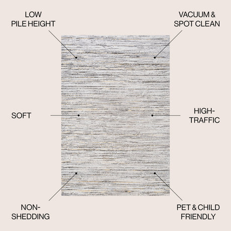Loom Simple Modern Strie' Area Rug