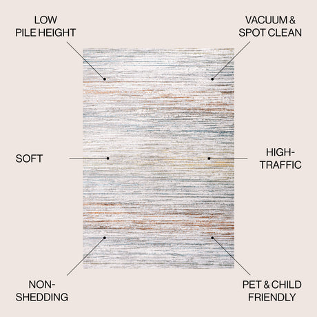 Loom Modern Strie' Area RugArea Rug