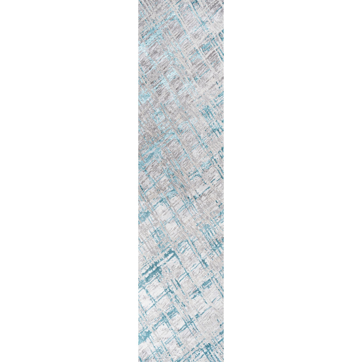 Slant Modern Abstract Runner Rug