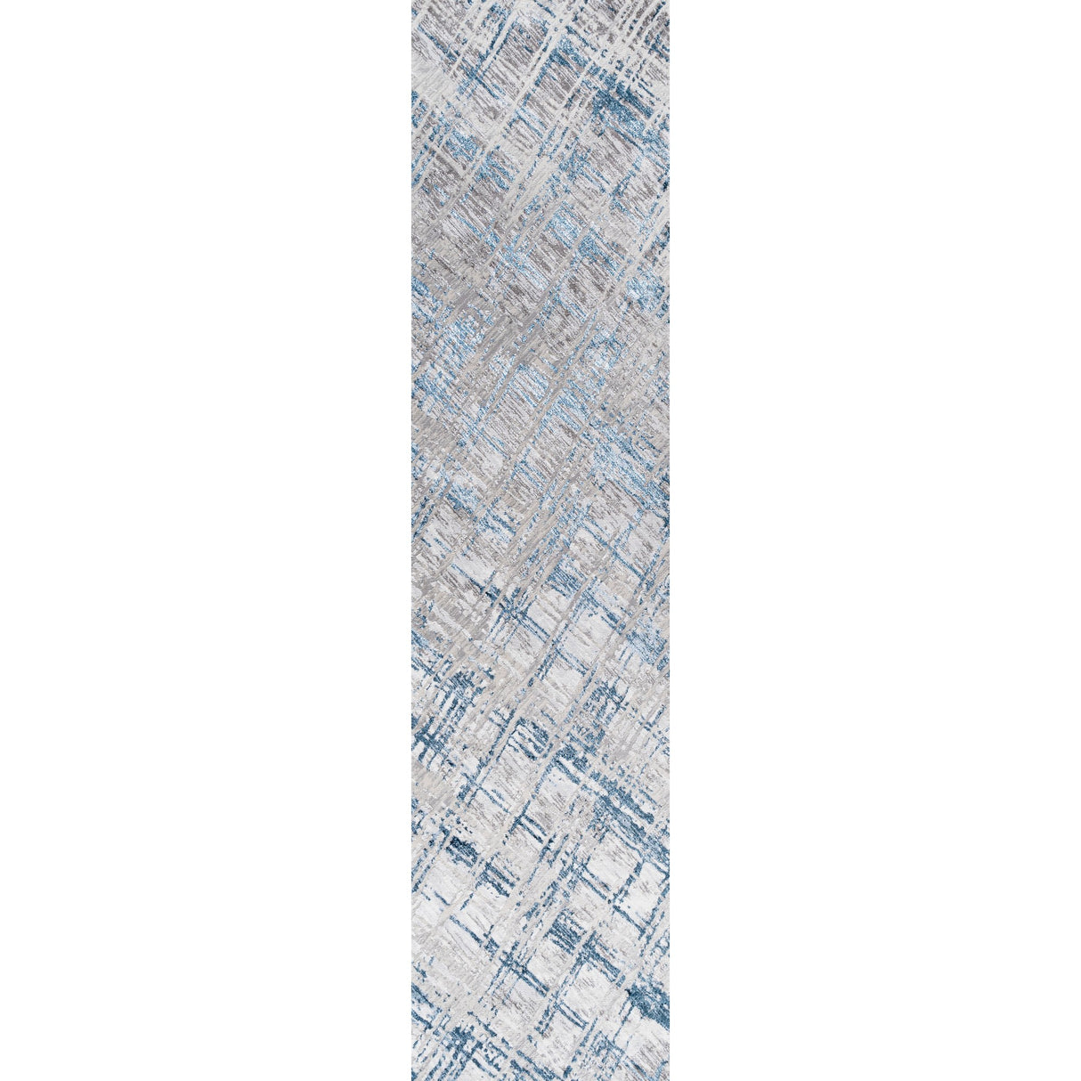 Slant Modern Abstract Runner Rug
