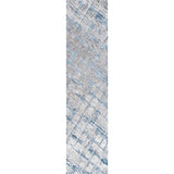 Slant Modern Abstract Runner Rug