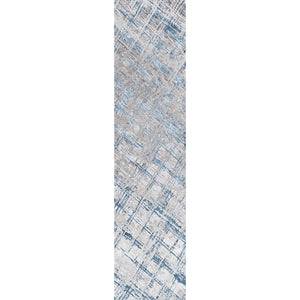 Slant Modern Abstract Runner Rug