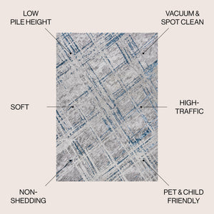 Slant Chic Modern Abstract Area Rug