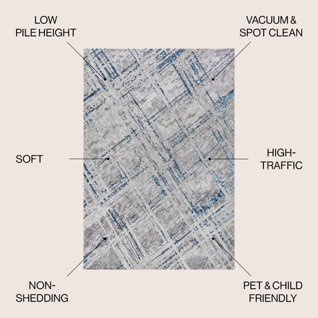 Slant Chic Modern Abstract Area Rug