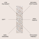 Slant Modern Abstract Runner Rug