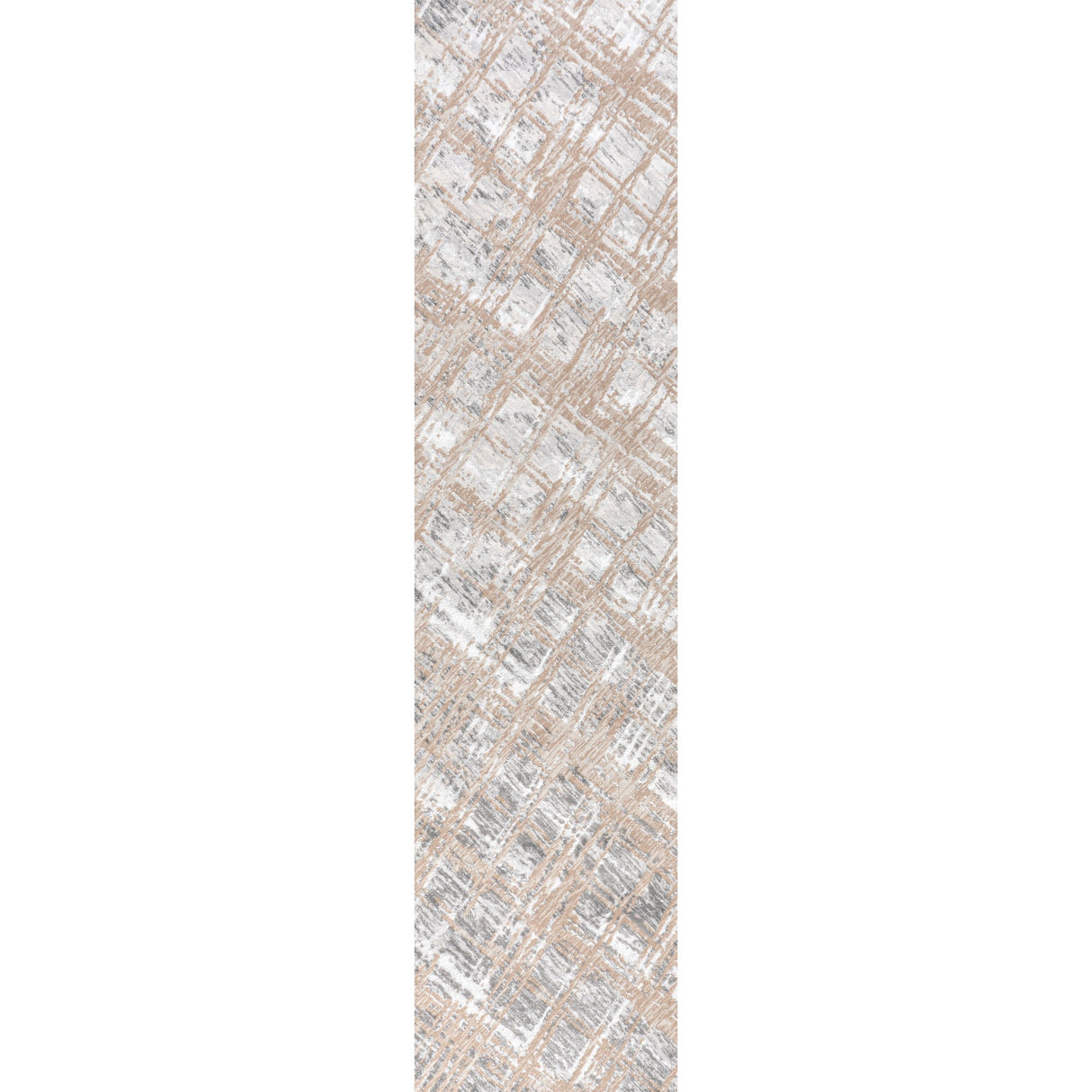 Slant Modern Abstract Runner Rug