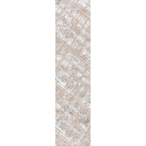 Slant Modern Abstract Runner Rug