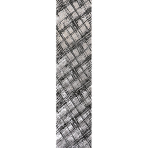 Slant Modern Abstract Runner Rug