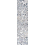 Swirl Chic Marbled Abstract Runner Rug