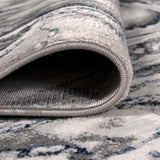 Swirl Chic Marbled Abstract Runner Rug