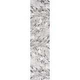 Swirl Chic Marbled Abstract Runner Rug