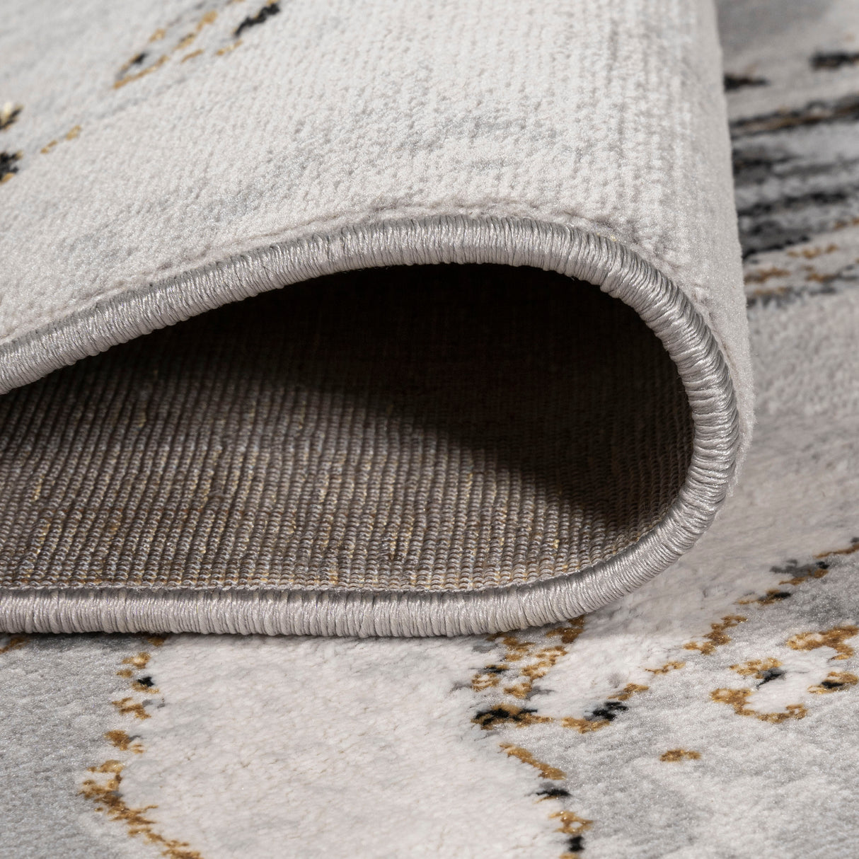 Swirl Chic Marbled Abstract Runner Rug