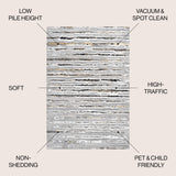 Batten Modern Stripe Area Rug