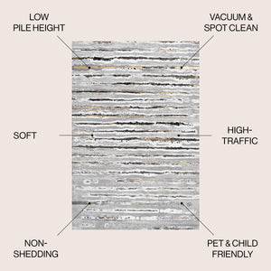 Batten Modern Stripe Area Rug