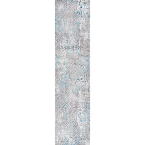 Timeworn Modern Abstract Runner Rug