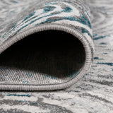 Timeworn Modern Abstract Runner Rug