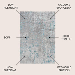 Timeworn Modern Abstract Area Rug