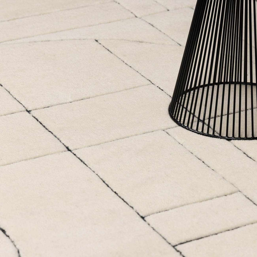 Fusao Rose Cream Area Rug - Clearance