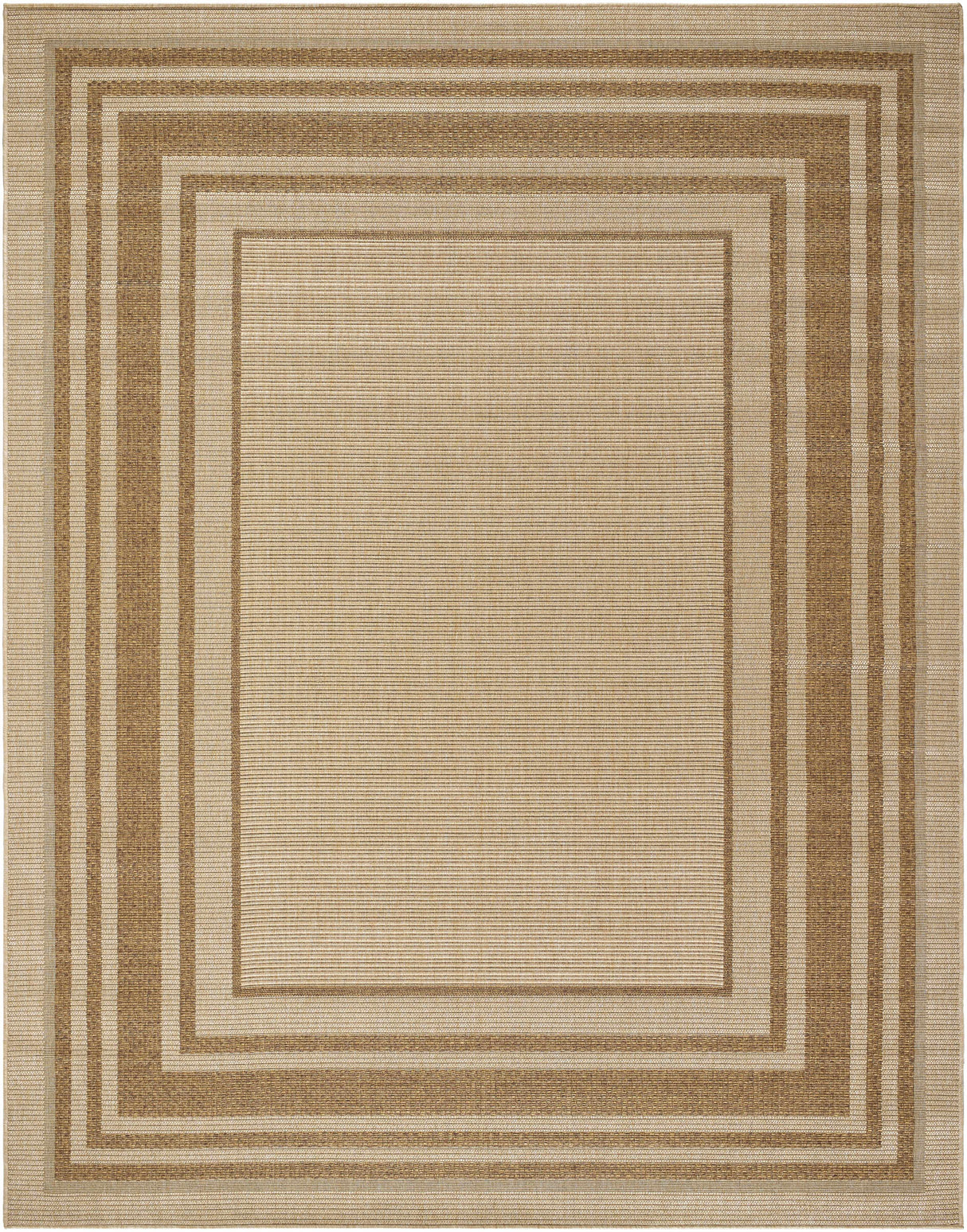 Isoko Bordered Faux Jute Rug