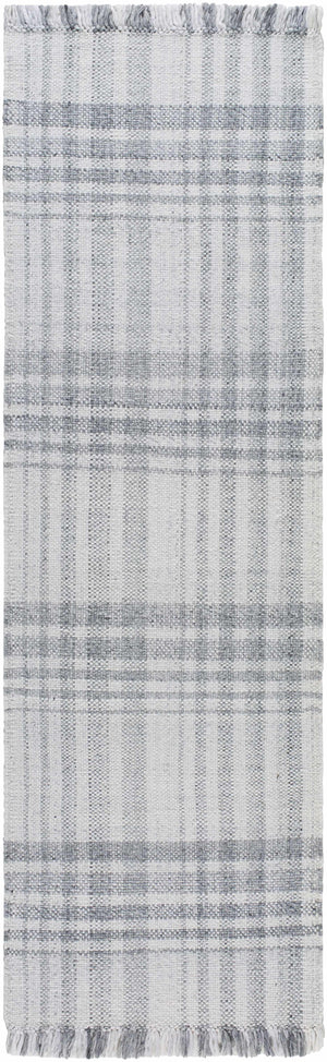 Inara Gray Plaid Area Rug