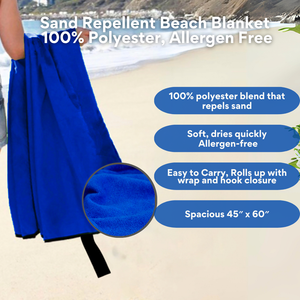 Holiday Travel Beach Blanket – Sand-Repellent & Gift Ready