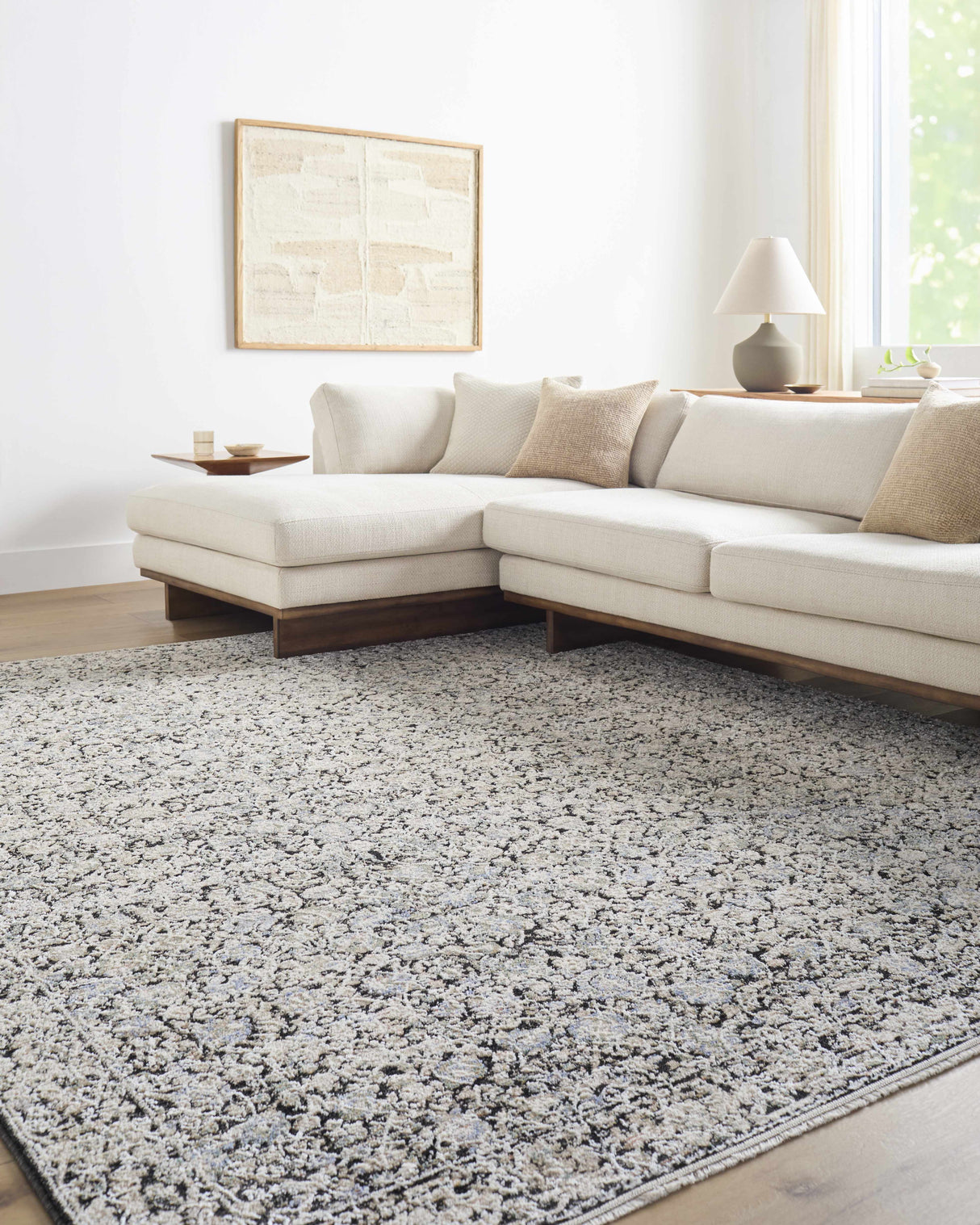 Haran Cloud Gray Area Rug