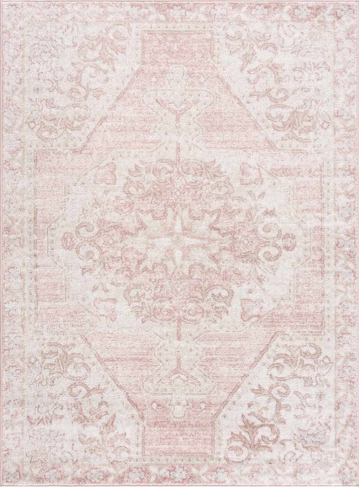 Snead Pink Floral Rug