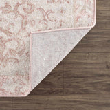 Snead Pink Floral Rug