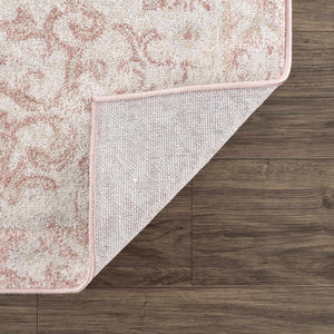 Snead Pink Floral Rug