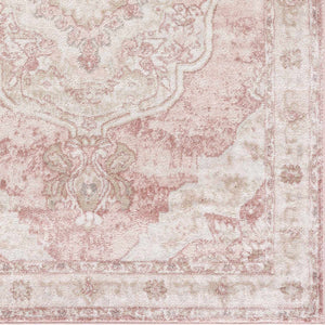 Kandos Blush & Light Pink Traditional Area Rug
