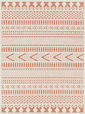 Jove Orange Outdoor Rug - Clearance