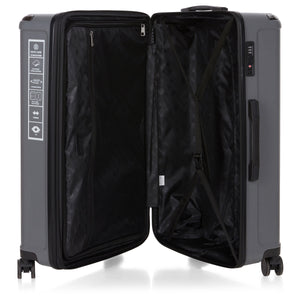 Roberto Cavalli 3 Piece Luggage Set with Expandable Hard Shell & 8 Spinner Wheels