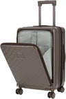 ROBERTO CAVALLI 20-Inch Luxury Carry-On Luggage – Hardshell Spinner Suitcase with Front Laptop Compartment, TSA Lock & Expandable Design
