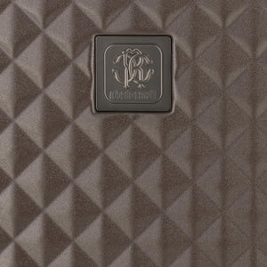 ROBERTO CAVALLI 20-Inch Luxury Carry-On Luggage – Hardshell Spinner Suitcase with Front Laptop Compartment, TSA Lock & Expandable Design