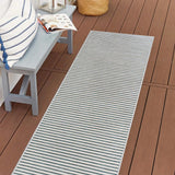 Damon-Classic-Coastal-Pinstripe-Reversible-Machine-Washable-Indoor/Outdoor-Runner-Rug-Runner-Rugs
