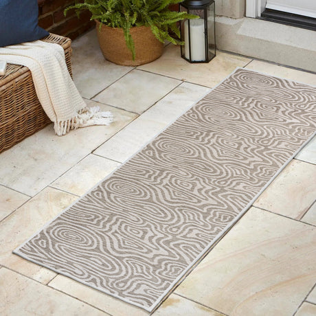 Eryx-Modern-Bohemian-Abstract-Organic-Reversible-Machine-Washable-Indoor/Outdoor-Runner-Rug-Runner-Rugs
