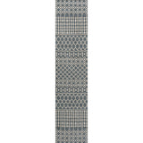 Zana Modern Geometric Moroccan Reversible Machine-Washable Indoor/Outdoor Runner Rug