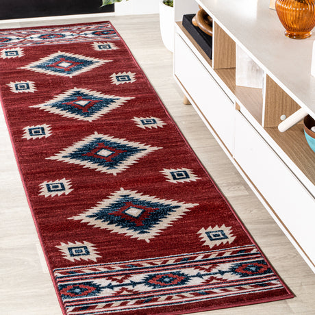 Serape-Medallion-Southwestern-Runner-RugRunner-Rug-Runner-Rugs