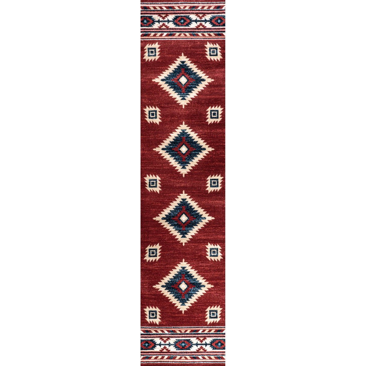 Serape Medallion Southwestern Runner RugRunner Rug