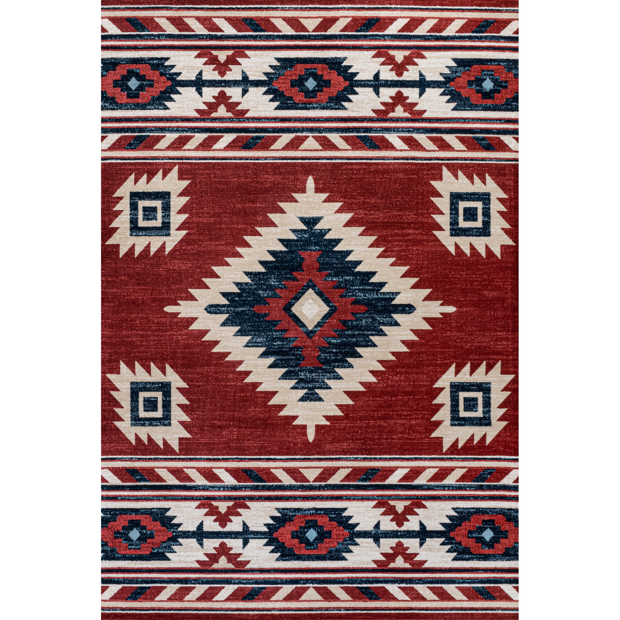 Serape Medallion Southwestern Area RugArea Rug