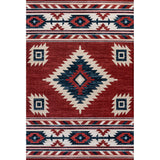 Serape Medallion Southwestern Area RugArea Rug