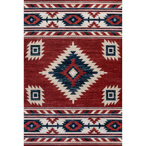 Serape Medallion Southwestern Area RugArea Rug