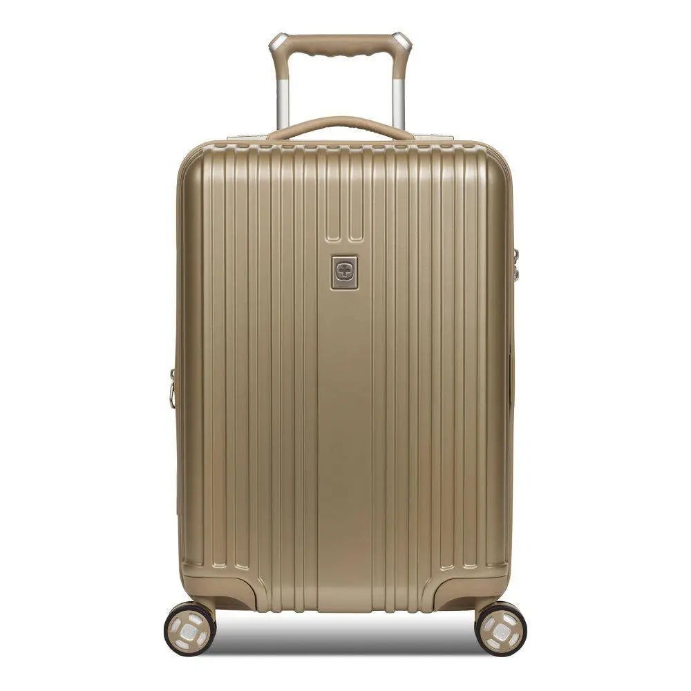 SWISSGEAR Ridge Hardside Carry On Suitcase Spinner Hardshell Luggage USB Port
