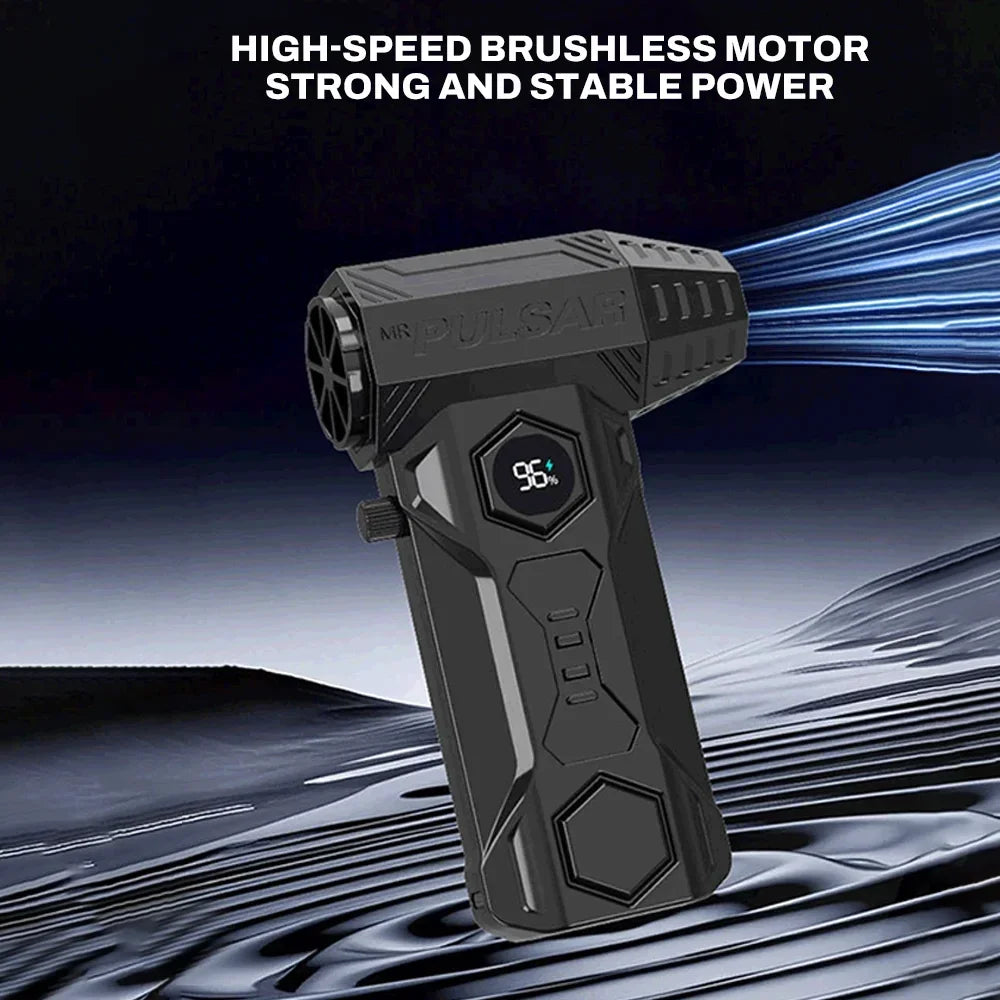 X11 500,000RPM Air Blower – Super Powerful Compressed Duster with Car & Home Use