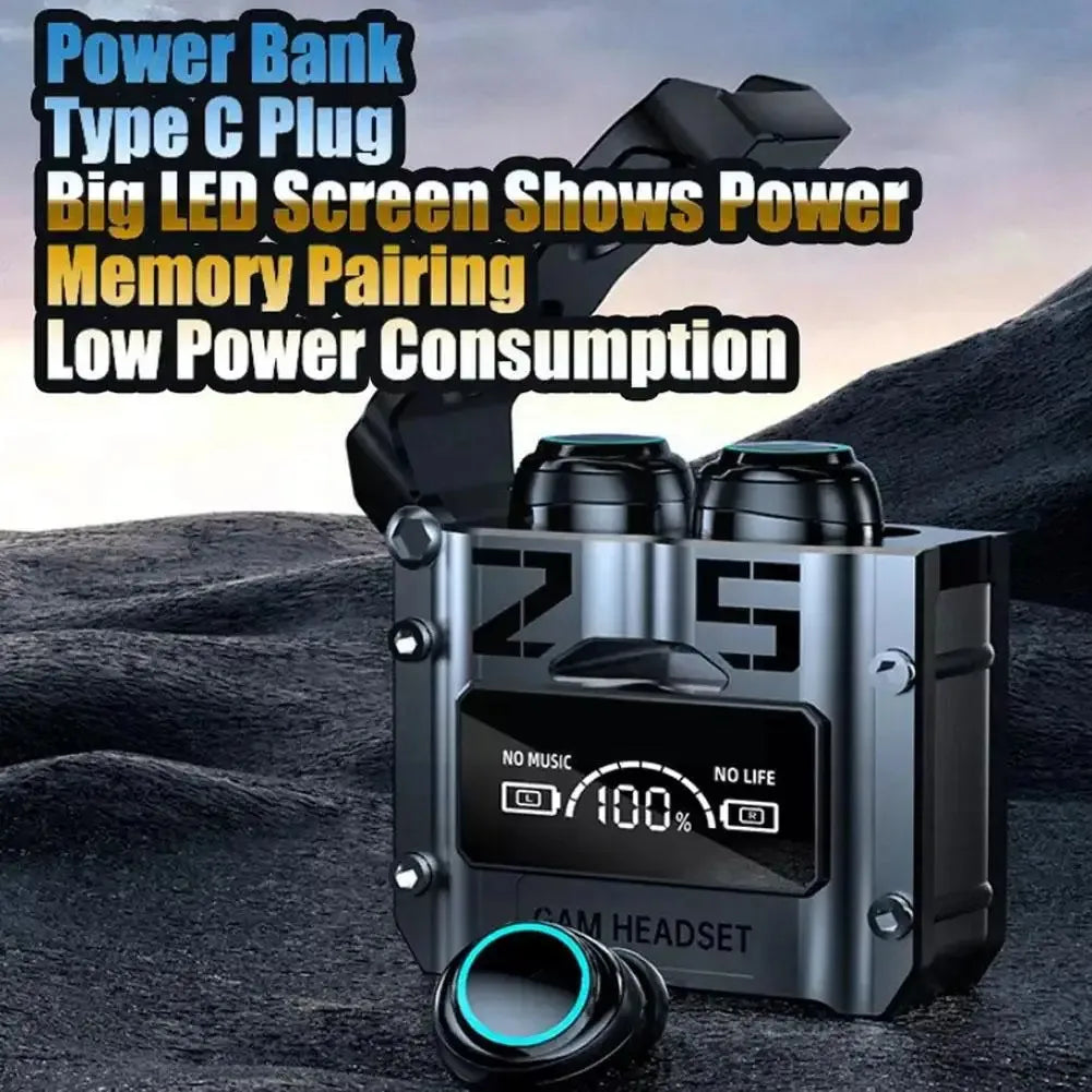 M25 TWS Wireless Bluetooth Earbuds Touch Control Noise Cancelling Stereo Headphones
