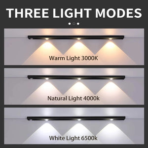 Motion Sensor Light Wireless USB LED Night Light for Under Cabinet Lighting