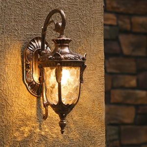 Europe Outdoor Wall Light Retro Garden Porch Lamp Waterproof E27 Balcony Fixture